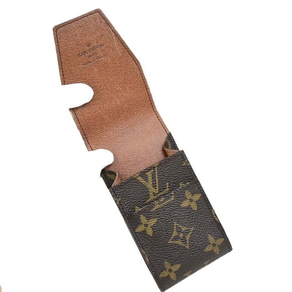 LOUIS VUITTON Etui Cigarette Case Monogram Leather Brown M63024 02KA402 - Picture 8 of 12